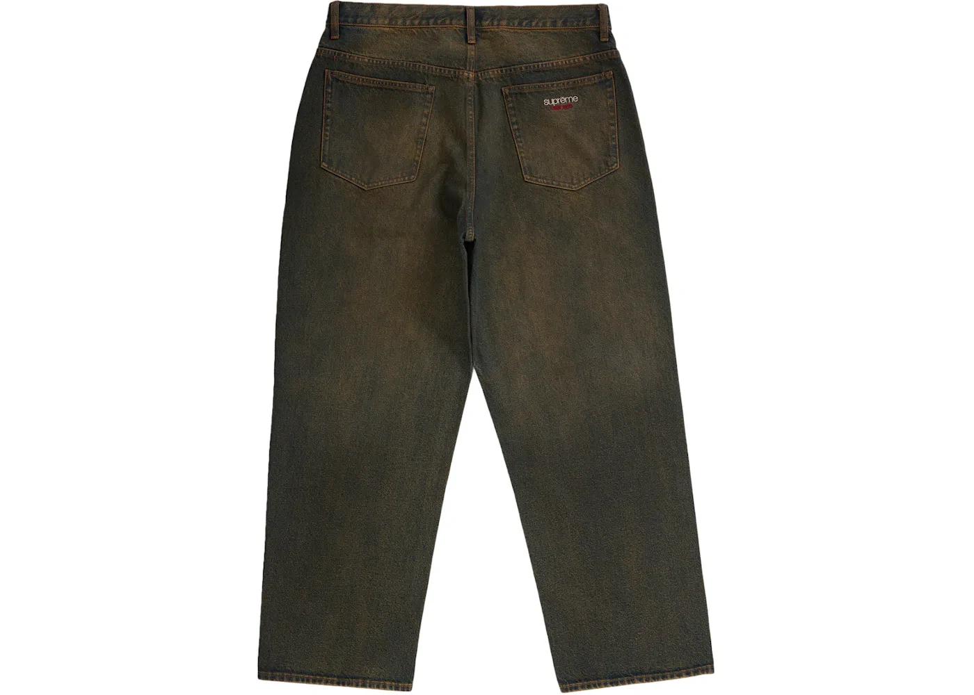 Мужские джинсы свободного кроя Supreme Baggy Jean, цвет Dirty Indigo — фото 2