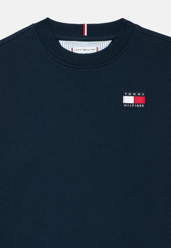 Комплект из худи и брюк Heritage flag, хлопок, Tommy Hilfiger, dark night темно-синий — фото 4