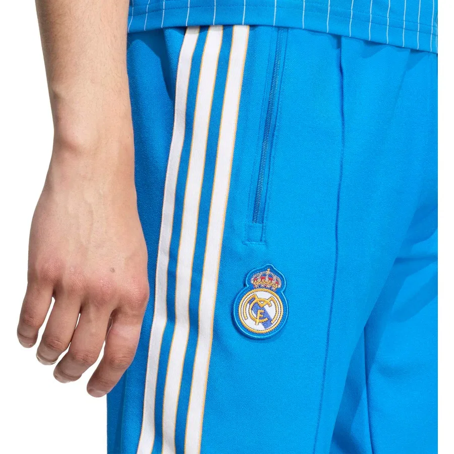 Спортивные брюки с принтом Real Madrid Terrace Icons adidas, Синий — фото 4