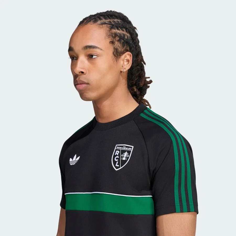 Спортивная футболка ADIDAS PERFORMANCE Performance Shirt 'RC Lens' черного цвета — фото 4