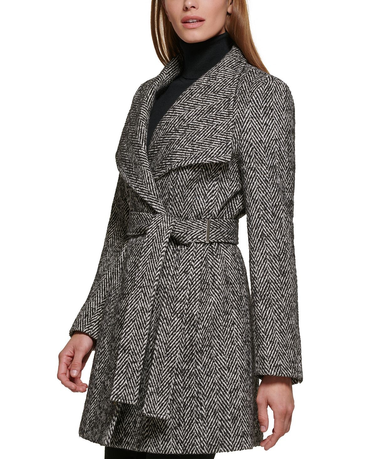 

Женское асимметричное пальто с запахом и поясом, созданное для macy's Calvin Klein, мульти, Серый, Женское асимметричное пальто с запахом и поясом, созданное для macy's Calvin Klein, мульти