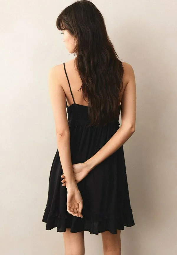 Платье для подростков на каждый день Mango Kids, Black — фото 3