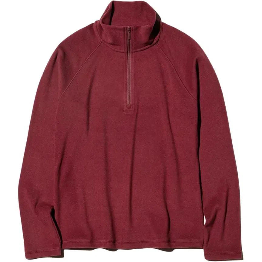 Женская толстовка с воротником-стойкой Maroon UNIQLO, Maroon