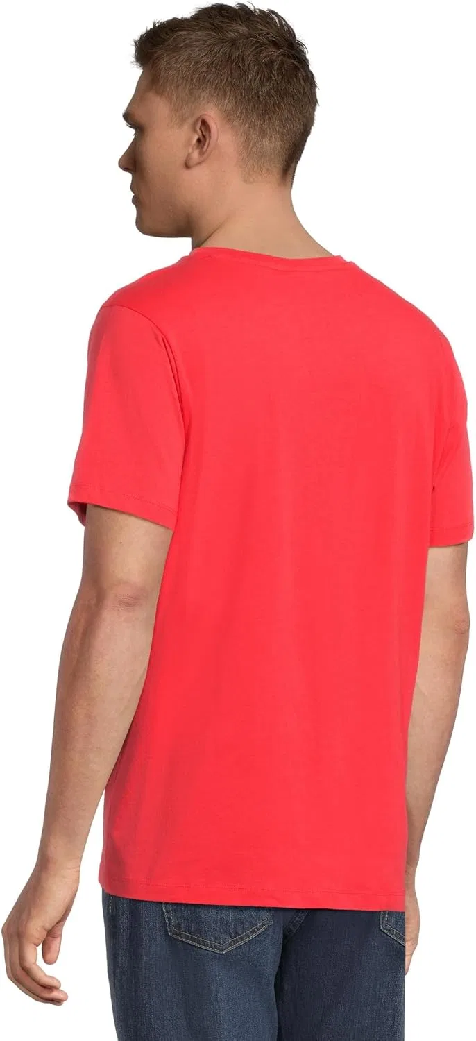 Мужская футболка с V-вырезом U.S. POLO ASSN., Barberry — фото 3