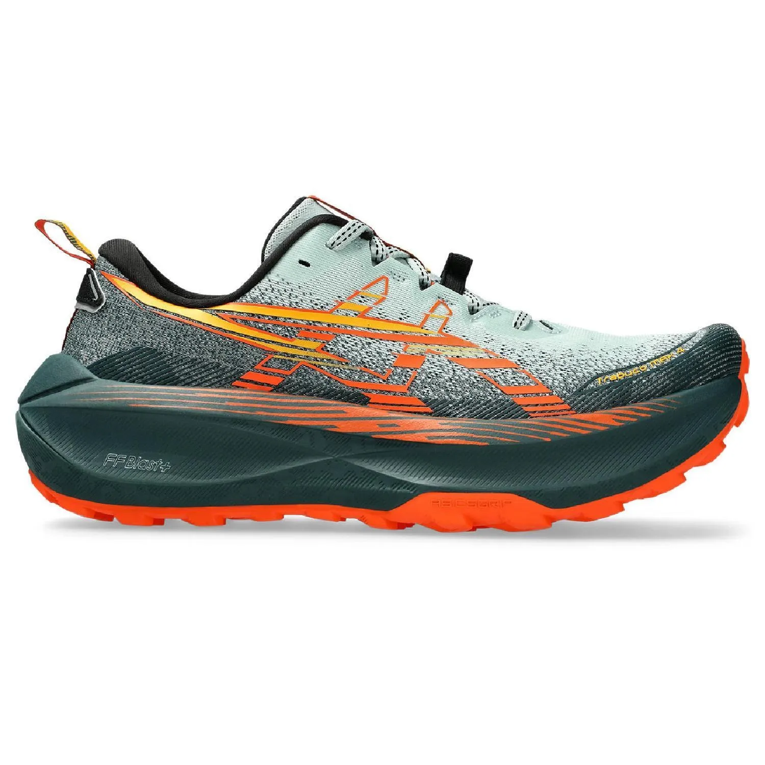 

Обувь для трейлраннинга Trabuco Max 4 - мужская ASICS, Cold Moss/Nova Orange