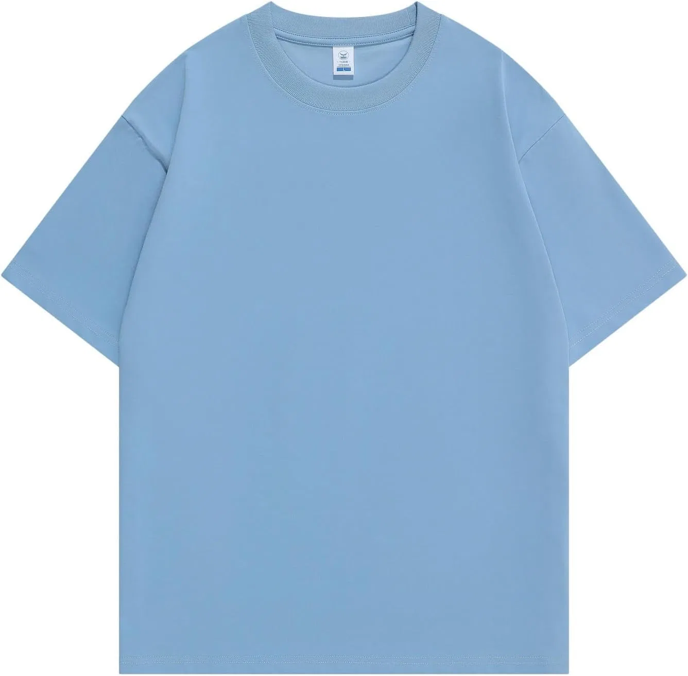 Мужская футболка с коротким рукавом Regular Fit NoxwB, Light Blue — фото 3
