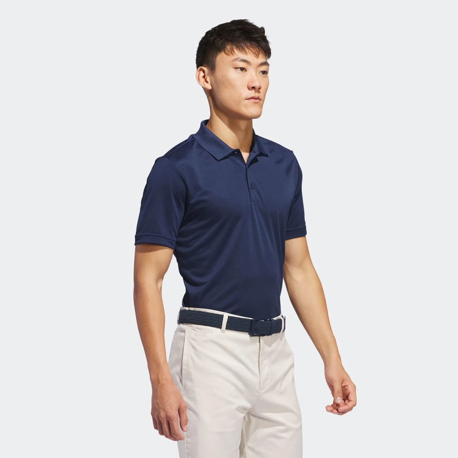 Мужское поло для гольфа с приталенным кроем Adidas Performance, Collegiate Navy — фото 2