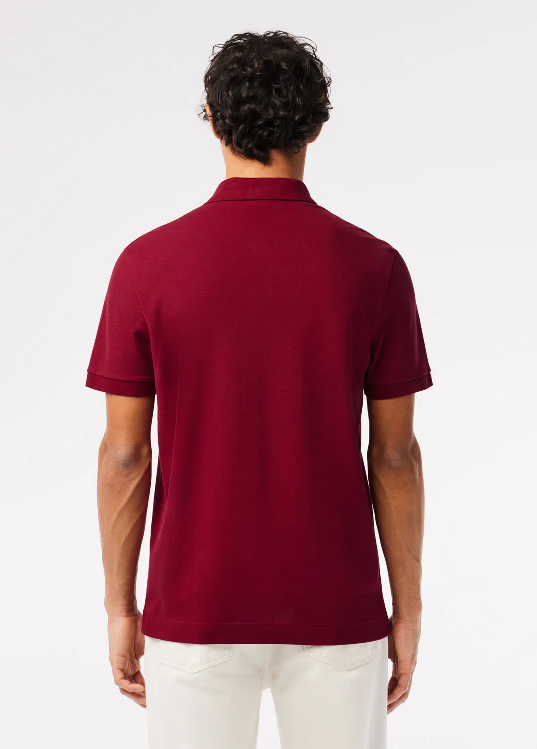 Футболка-поло Lacoste Paris Regular Fit, BORDO-476 — фото 3