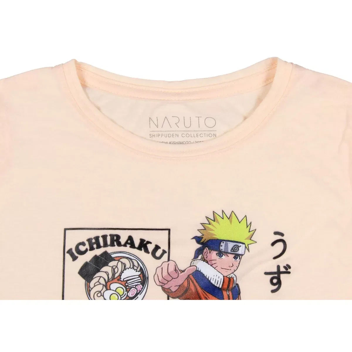 Детское футболка с принтом Naruto Girls' Anime Ichiraku Ramen Classic Thumbs Up Character T-Shirt Tee Kids Naruto, Orange — фото 4
