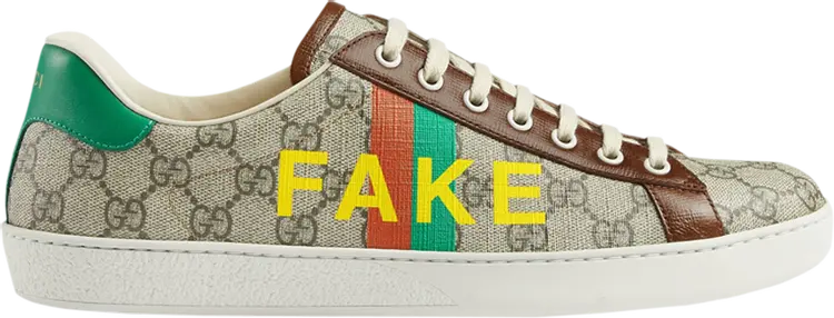 

Кроссовки Gucci Ace Fake/Not Print, коричневый