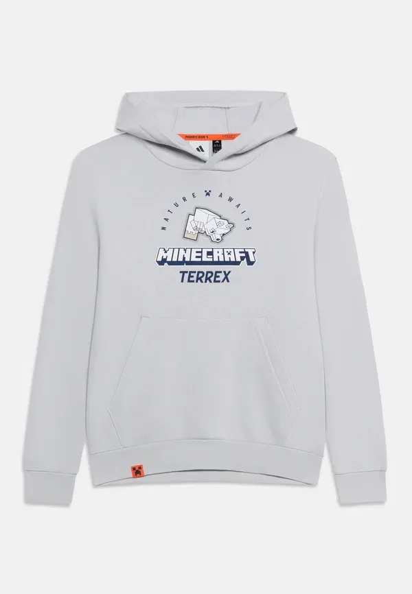 Худи унисекс Minecraft Adidas Terrex, серый — фото 3