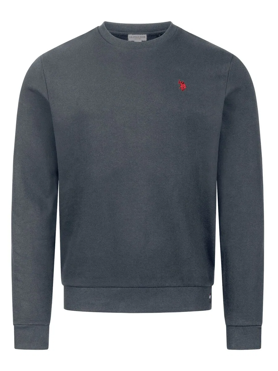 Толстовка U.S. POLO ASSN. темно-серого цвета