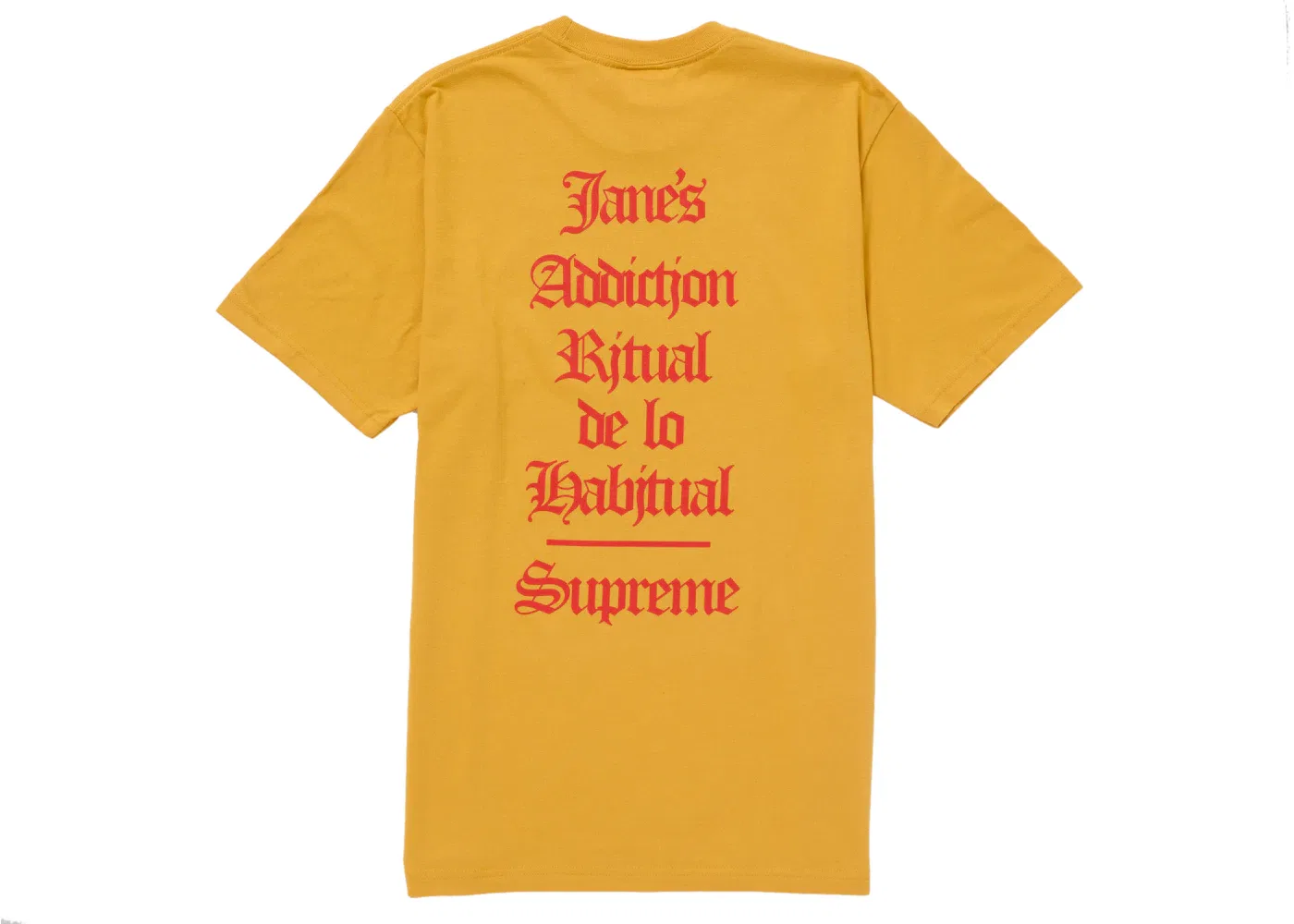 Мужская футболка с принтом Ritual Tee Supreme, Mustard — фото 2