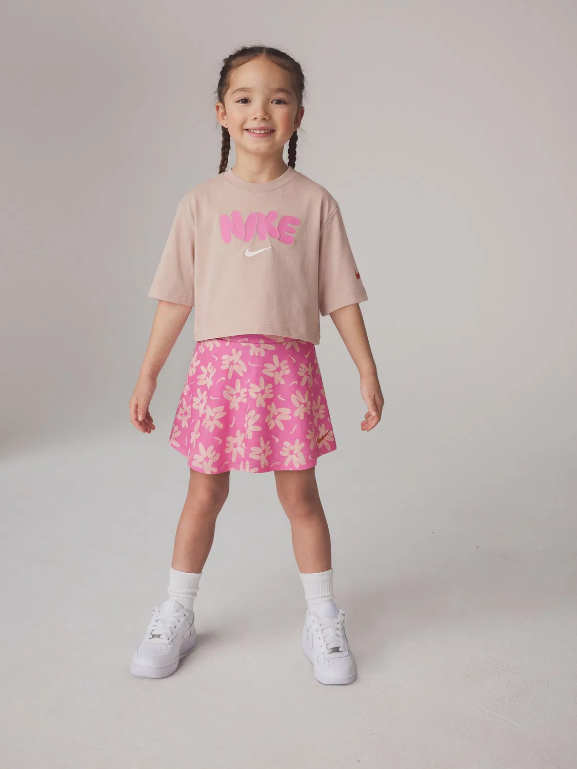 Футболка и шорты Nike Bold Play, розовый — фото 3