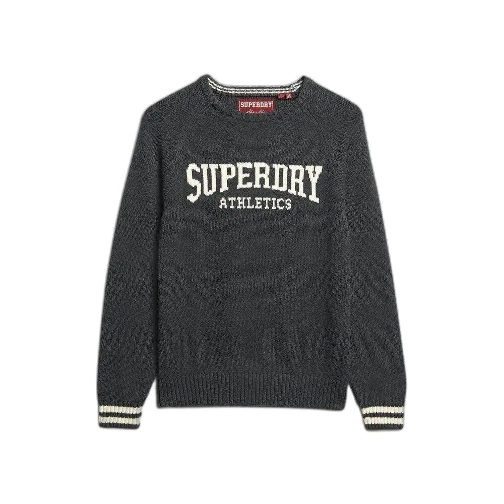 Женский пуловер свободного кроя Slouchy Intarsia Superdry, Grau