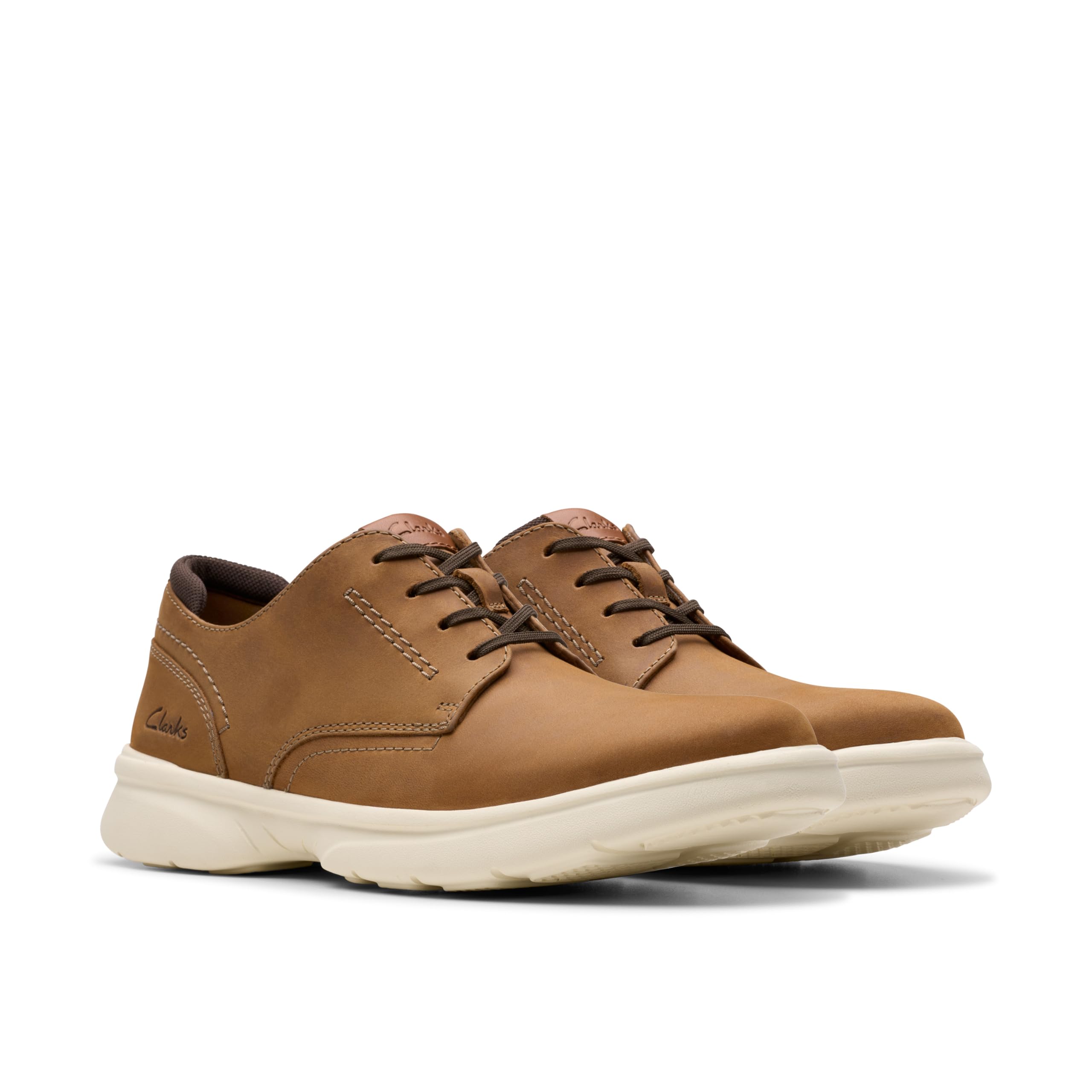 

Кроссовки Clarks Bradley Plain, Light Brown Leather