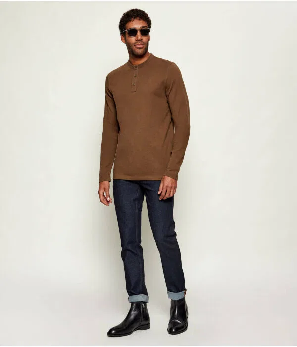 Мужские джинсы Slim Fit Delaware BOSS, Blu Marino — фото 2