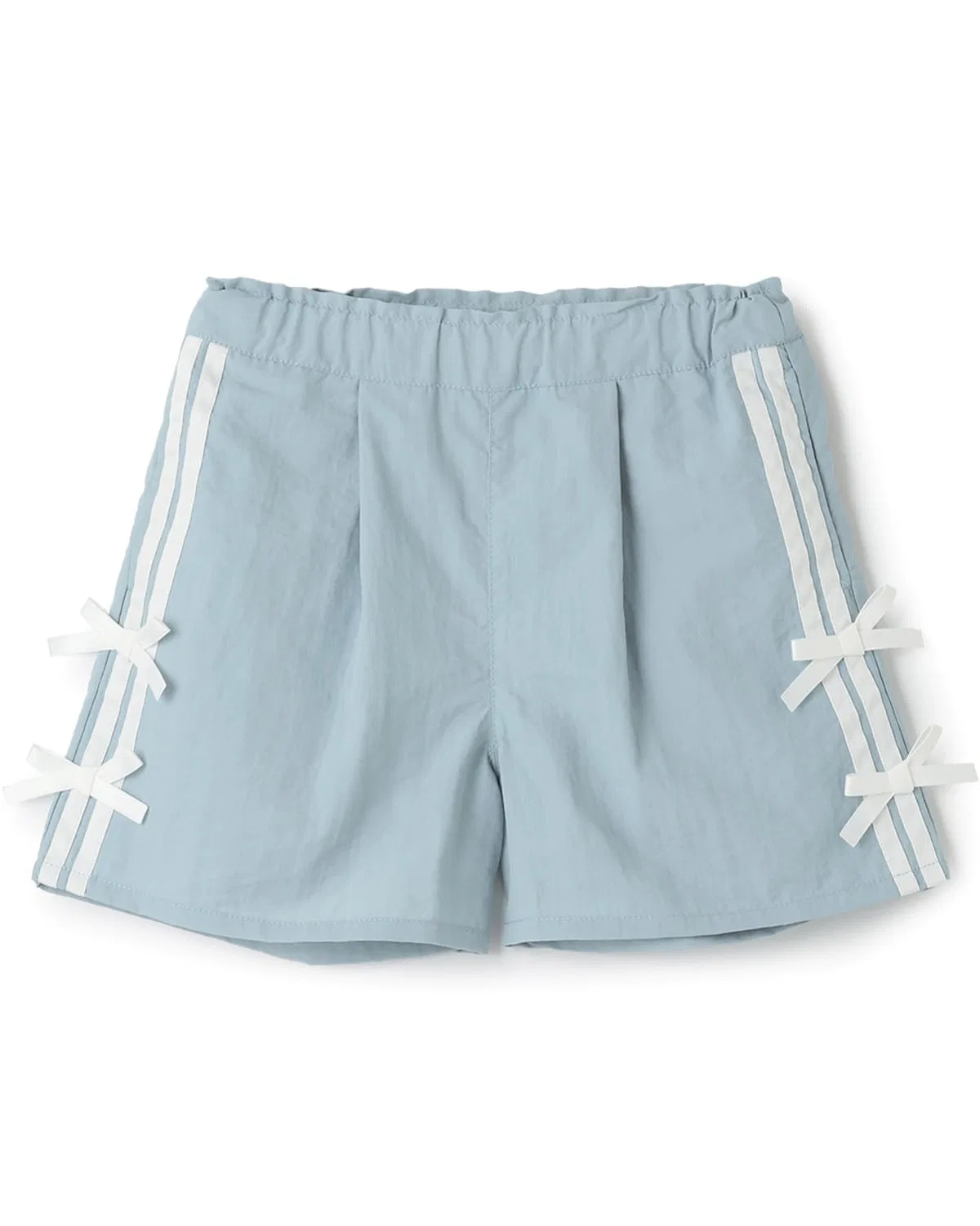 Детские шорты для девочек с рюшами, быстросохнущие, модель Ribbon Short Pants, minimal, Sax Blue