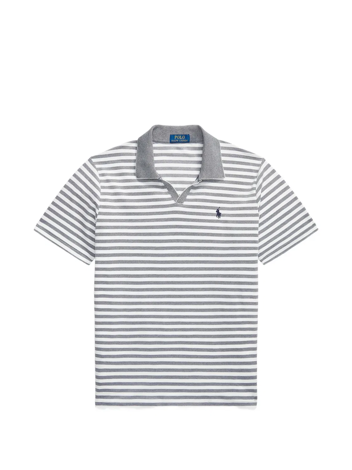 Футболка-поло с вышитым логотипом, серая Polo Ralph Lauren, серый