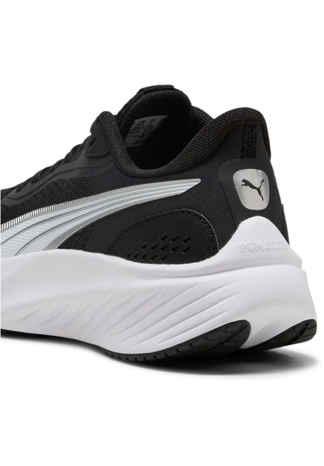 Детские кроссовки для зала Pounce Lite Jr Puma, Schwarz Weiss Schwarz — фото 3