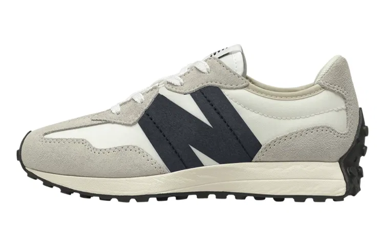 Детские кроссовки для мальчиков с новым логотипом N 327 Silver Birch Black New Balance, Silver Birch Black