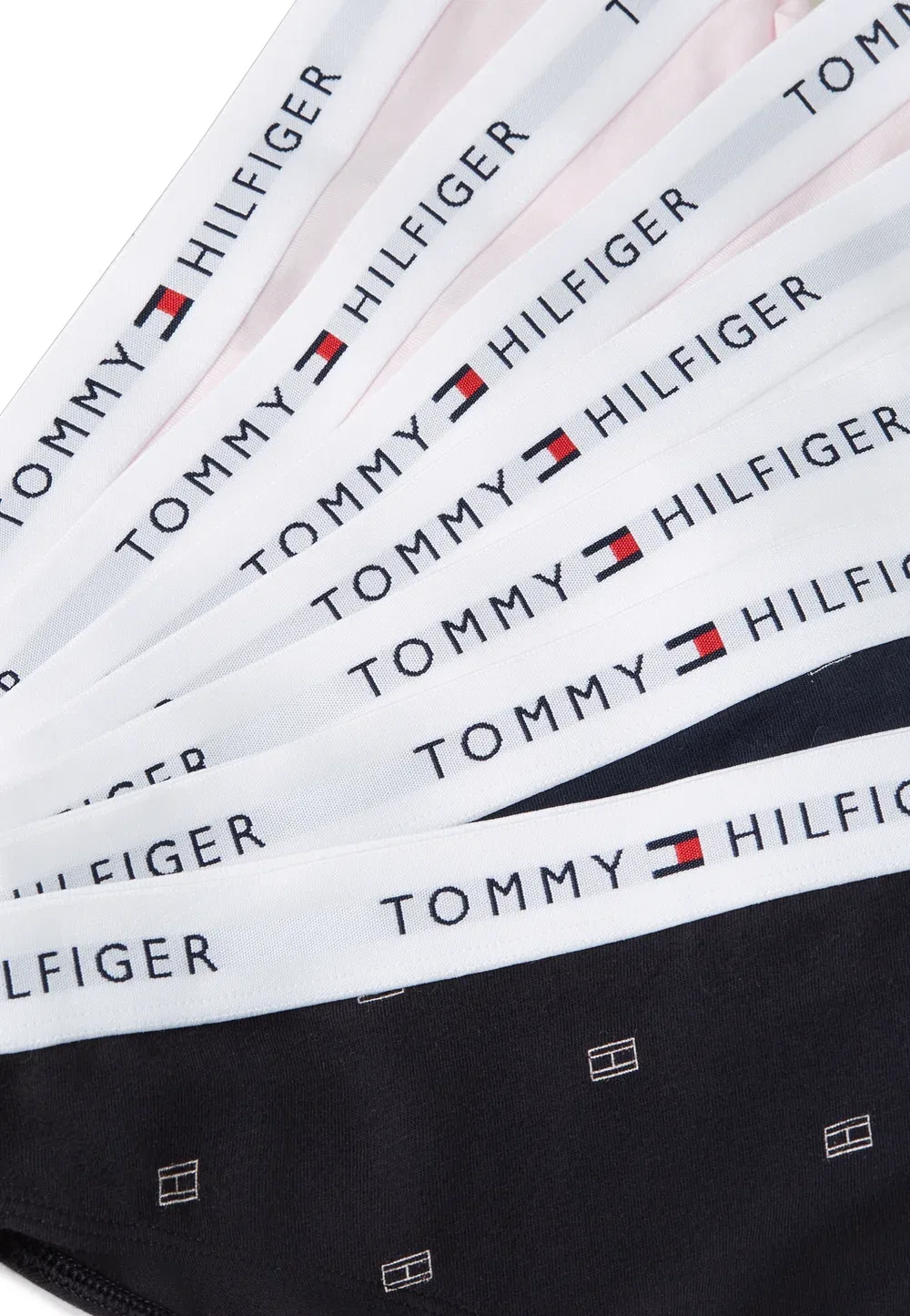 7 трусов Tommy Hilfiger, Pink/White — фото 3