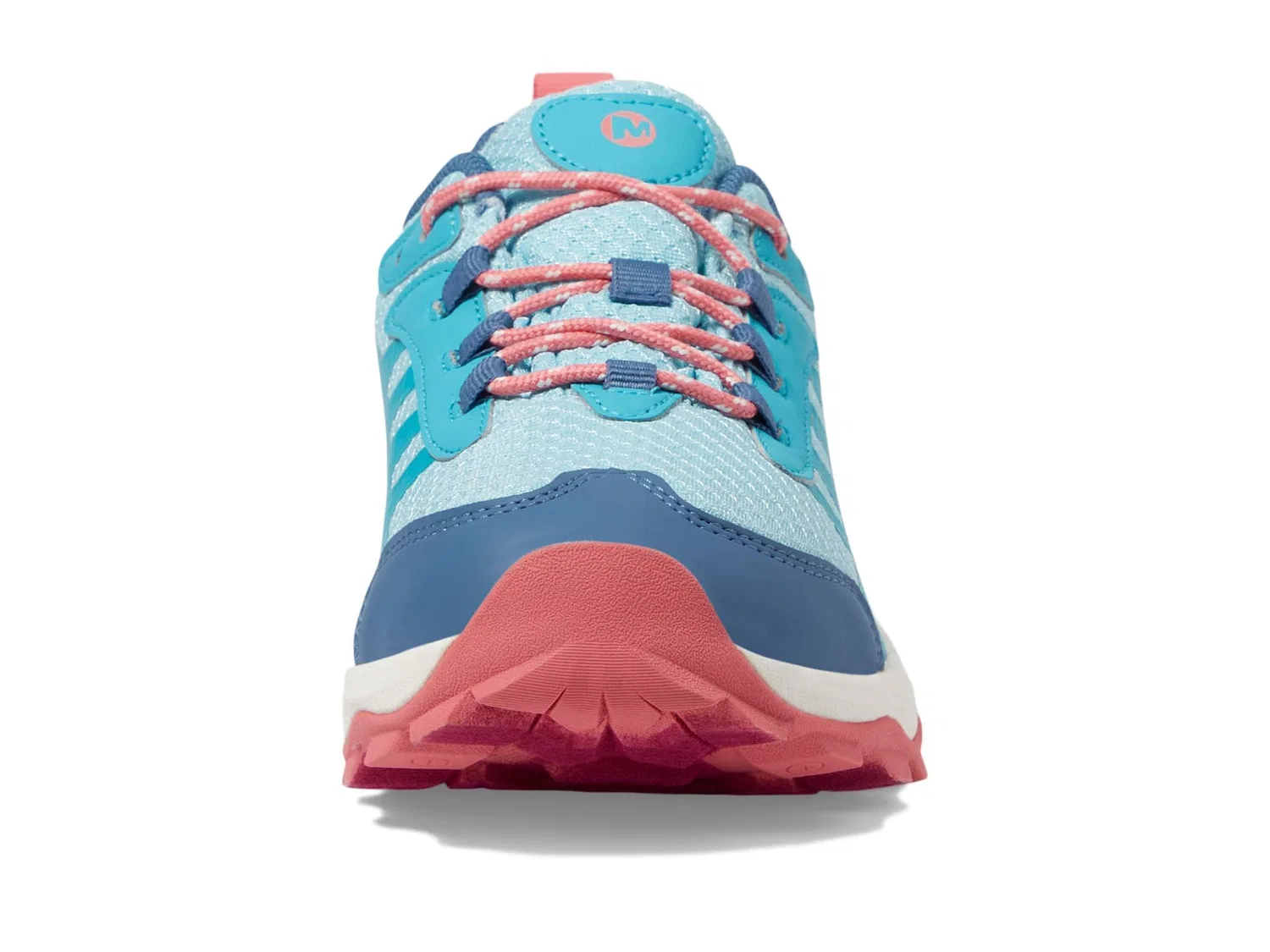 Детские кроссовки для походов Merrell Moab Speed 2 Low Waterproof, Turq Coral — фото 3