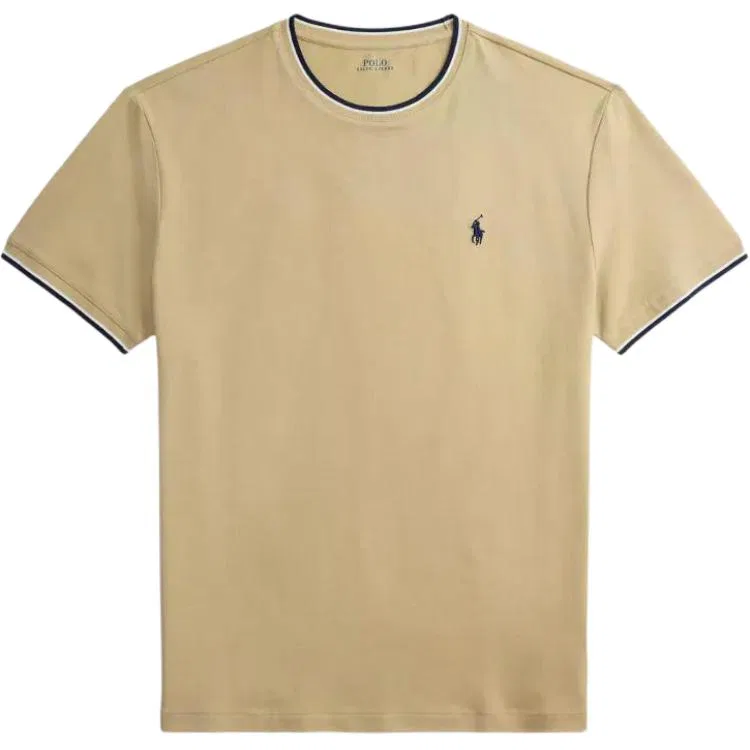 Футболка с вышивкой пони Polo Ralph Lauren, Coast Beige