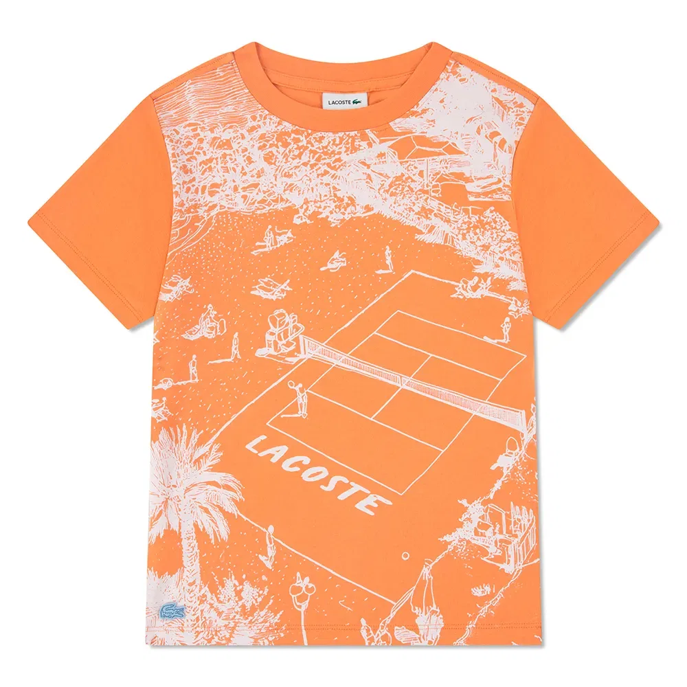 Кроссовки Lacoste Kids, оранжевый — фото 3