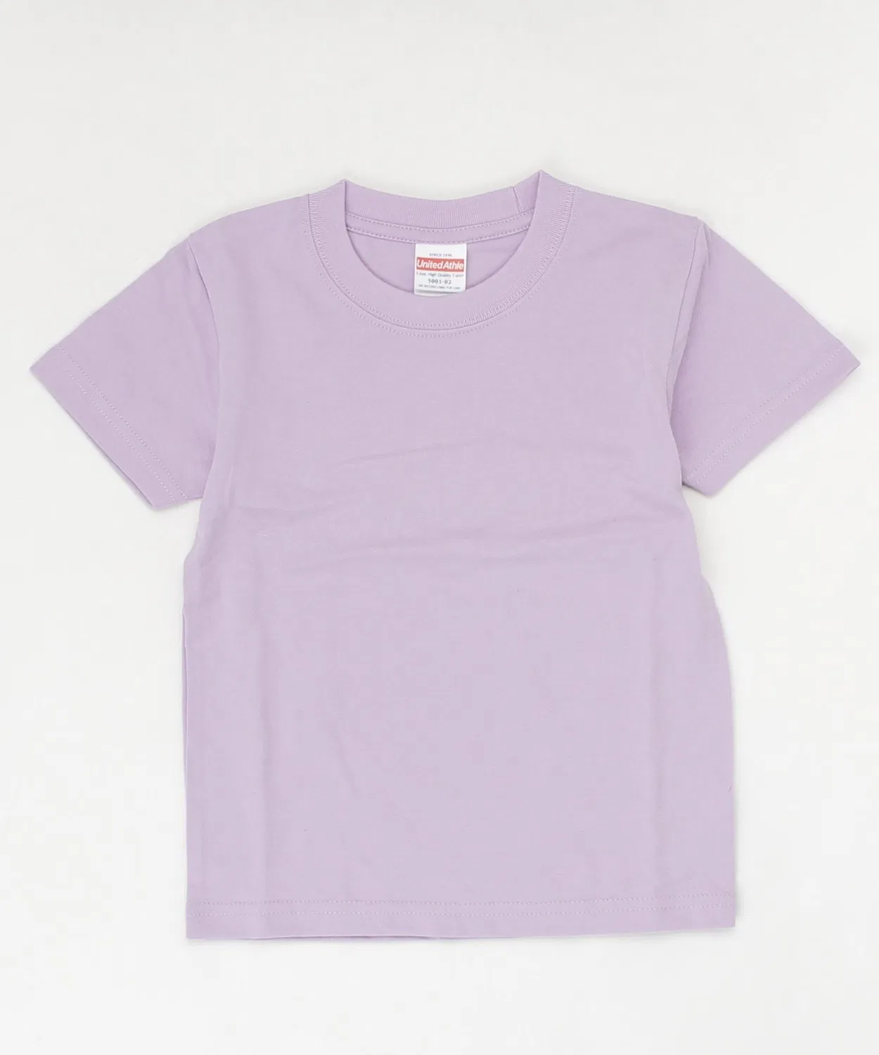 Детская футболка с коротким рукавом хлопковая United Athle, Light Purple