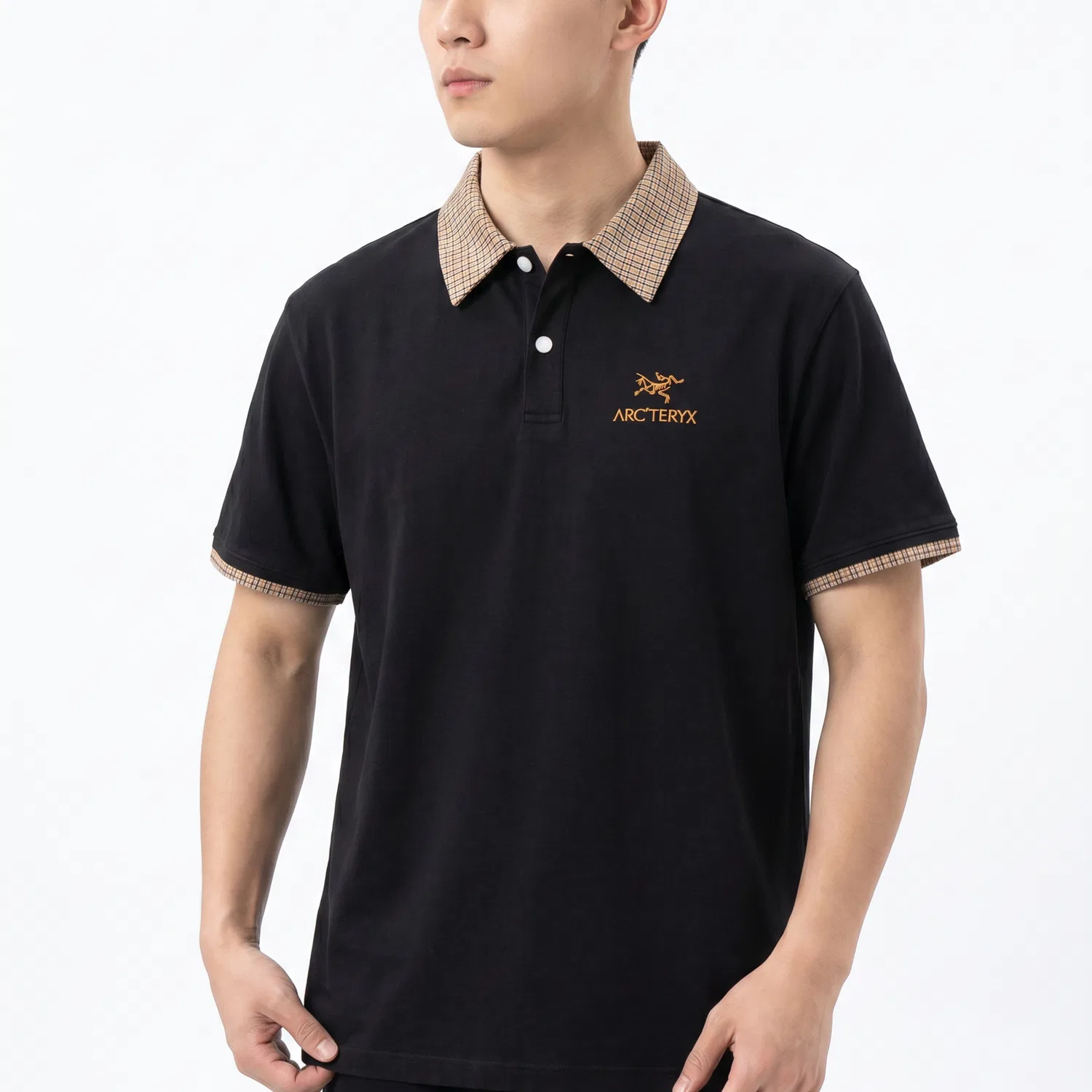 Футболка с круглым вырезом KRAGG Black/24K Black, Arcteryx — фото 4