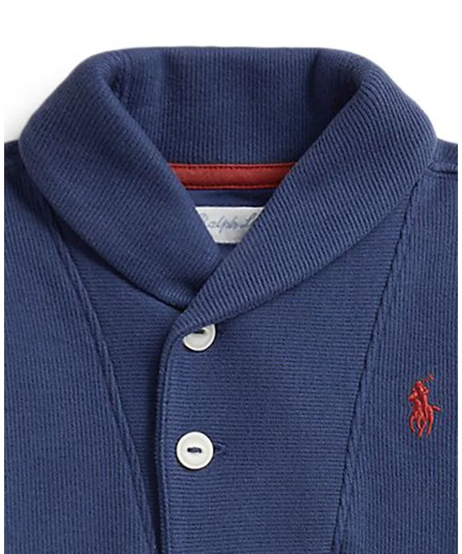 Комплект из свитшота и брюк, с фирменной вышивкой Polo Ralph Lauren, Navy — фото 3
