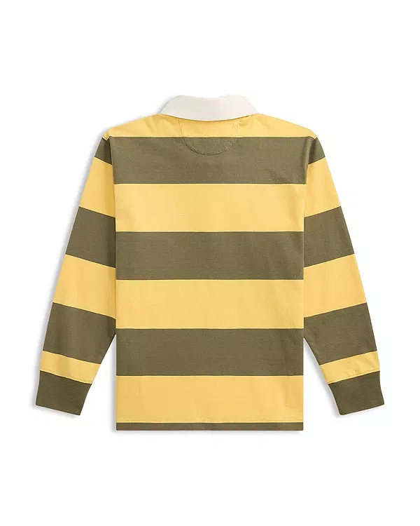 Детская рубашка поло для мальчиков с длинным рукавом The Iconic Rugby Shirt Ralph Lauren, темно-синий — фото 4