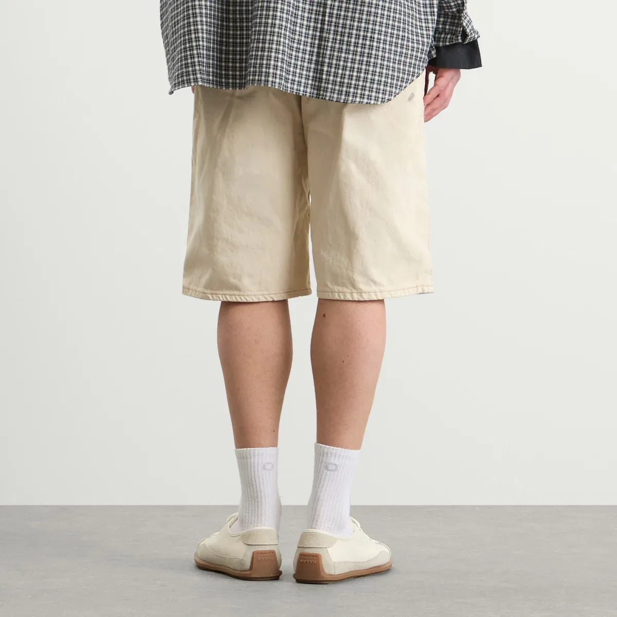 Шорты джинсовые с длиной ниже колена Judda Acne Studios, White — фото 3