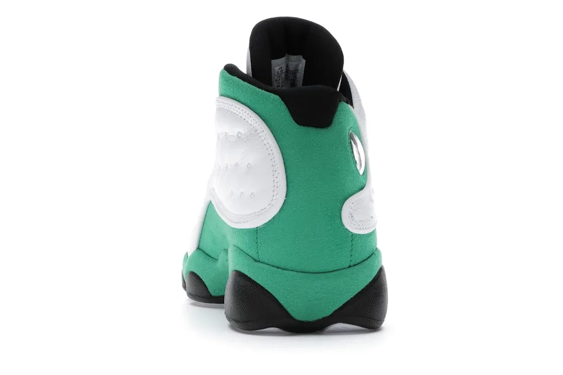 Детские кроссовки Lifestyle с принтом Jordan 13 Retro Jordan, White/White-Lucky Green-Black — фото 4