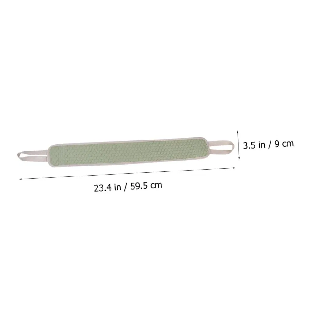 Скребок для спины двусторонний NOLITOY, 3 шт, из полиэстера и хлопка, 59.5x9x0.3 см — фото 2