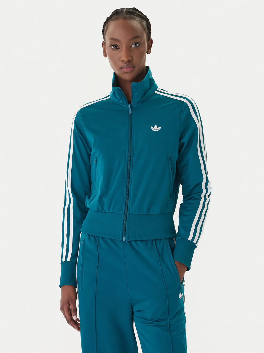Женская толстовка стандартного кроя Firebird Classic Adidas, зеленый