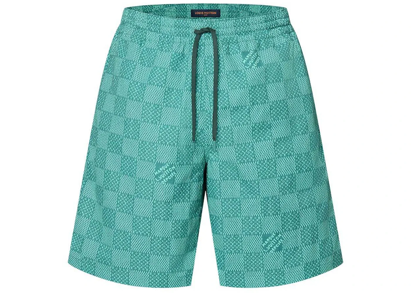 Мужские шорты для плавания с принтом Swimshorts Louis Vuitton, Teal