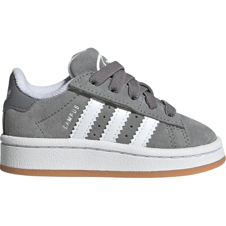 Кроссовки детские с эластичными шнурками Campus 00s adidas, Серо-белый — фото 2