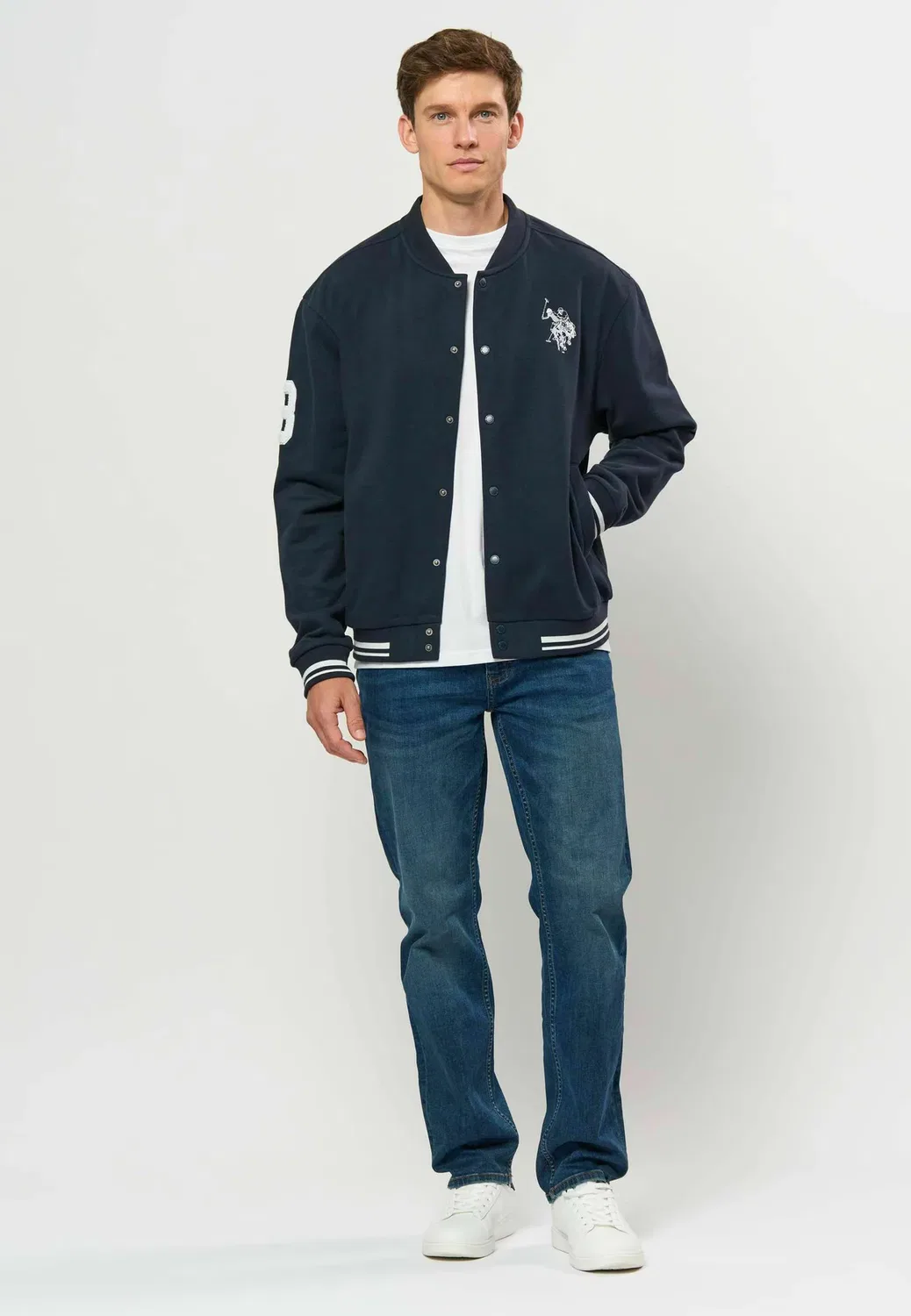 Умдиллон - куртка-бомбер U.S. Polo Assn., Dark Sapphire — фото 2