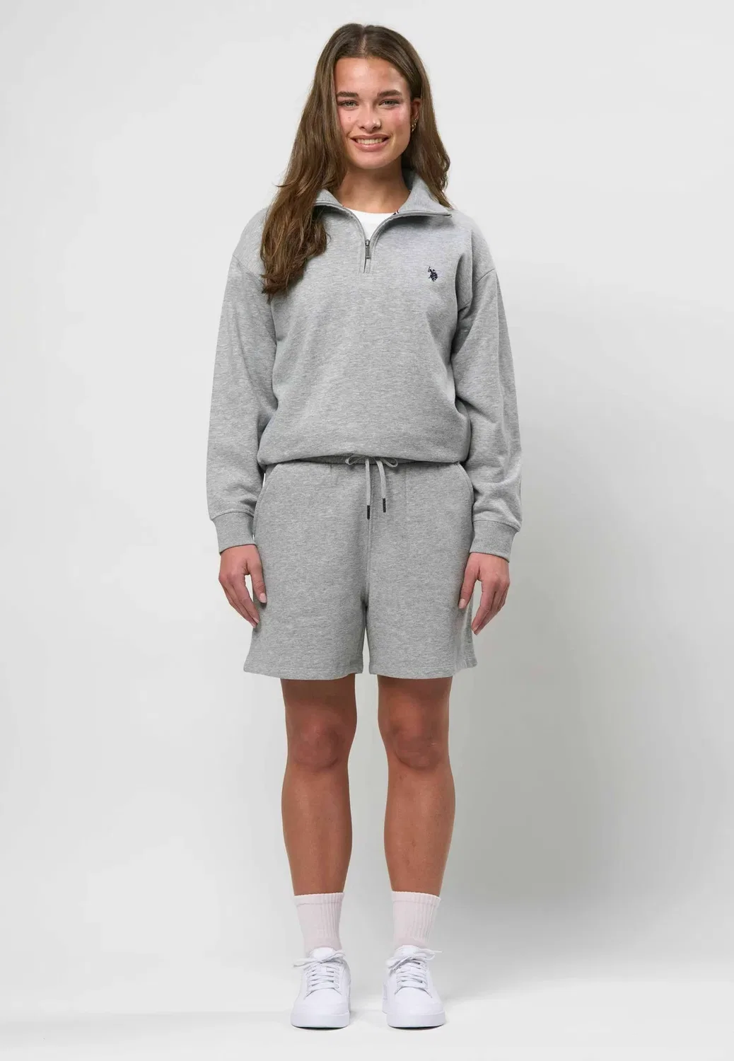 Uwmaeve - спортивные штаны U.S. Polo Assn., Grey Melange — фото 2