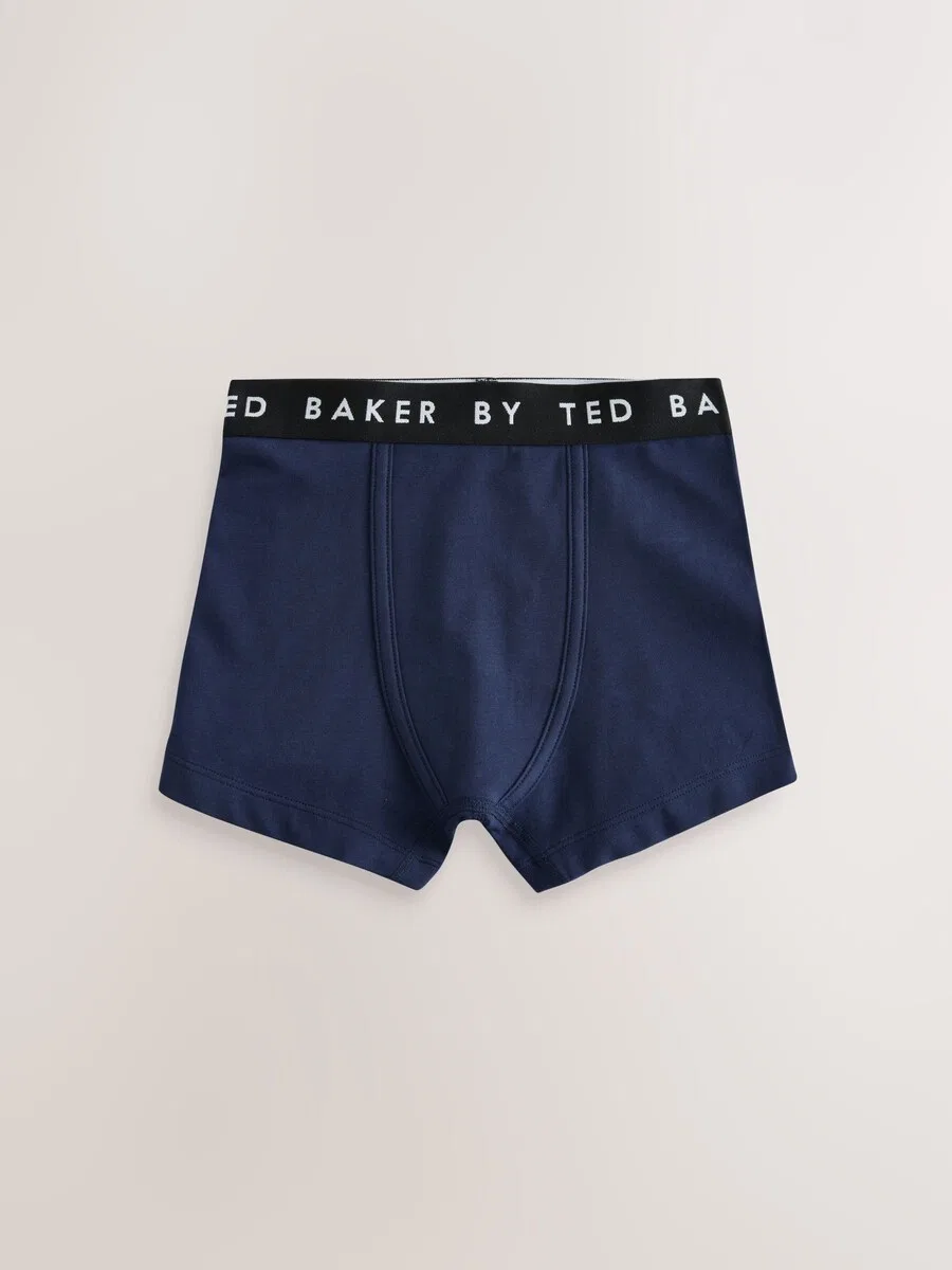 Трусы Baker by Ted Baker в темно-синем, светло-голубом и светло-сером цветах — фото 3