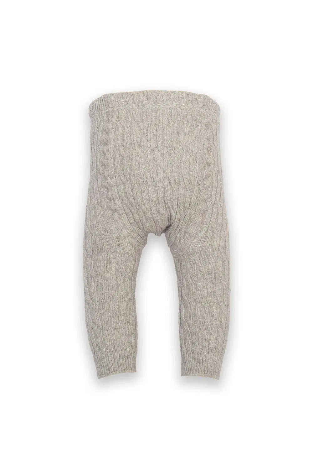 Детские леггинсы из органического хлопка с узором коса Kite, Grey — фото 3