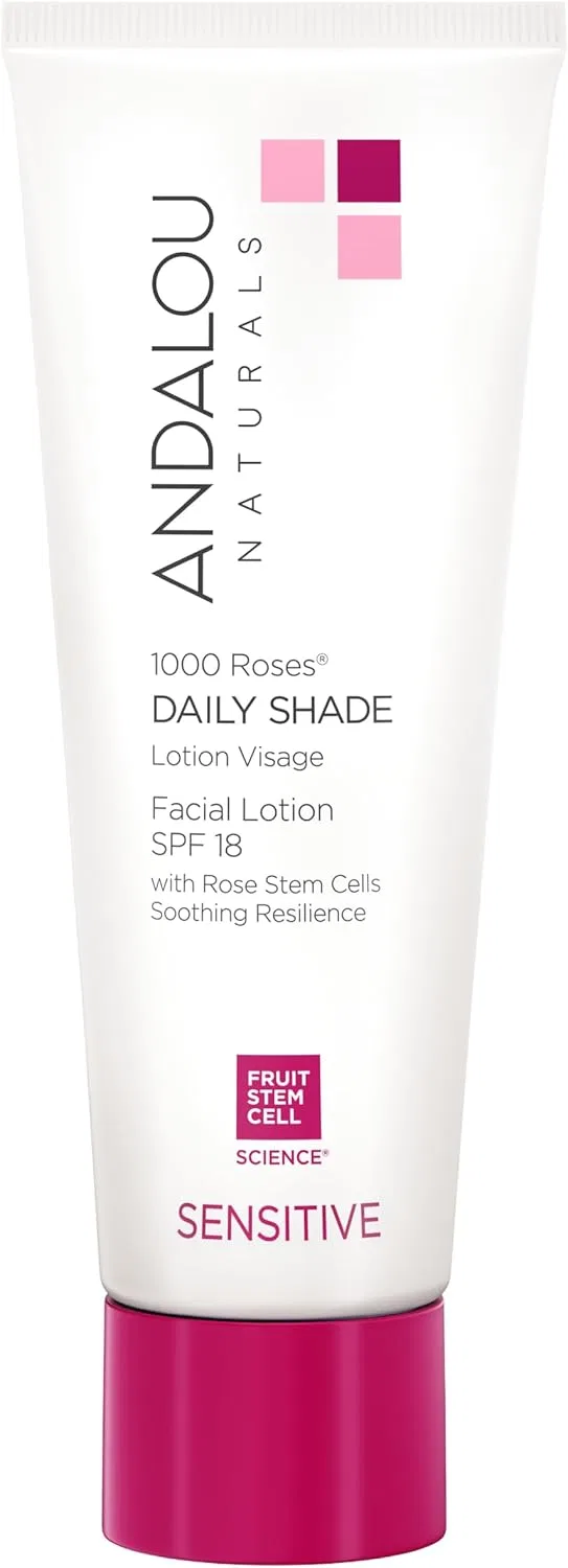 Лосьон для лица Andalou Naturals 1000 Roses Daily Shade SPF 18, 100 г
