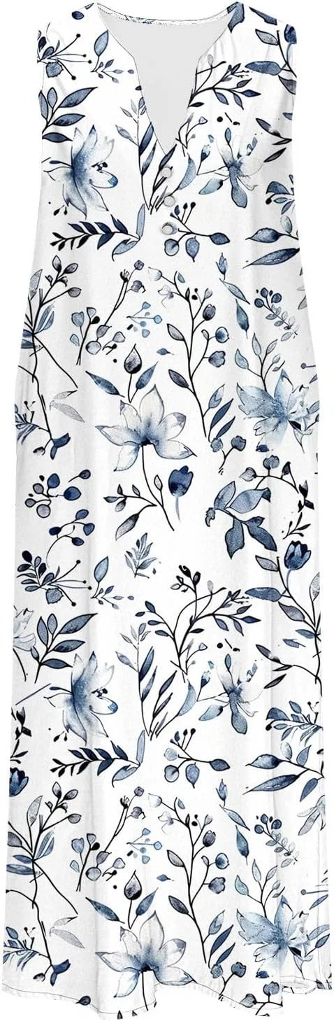Женское летнее платье с цветочным принтом Plus Size, Multicolor — фото 3