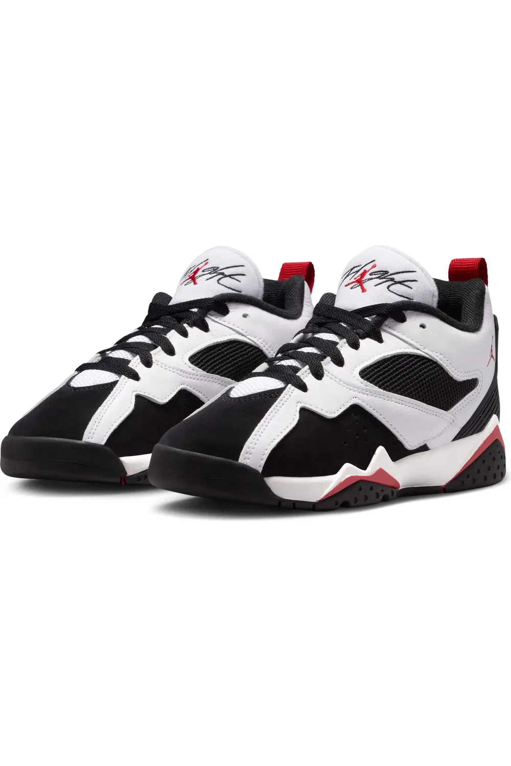 Кроссовки детские баскетбольные низкие Jordan 7 RM, White/Gym Red/Black