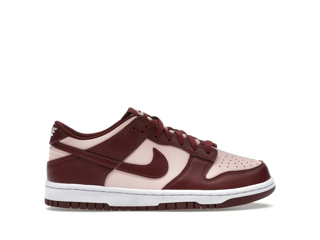 Детские кроссовки Lifestyle Nike Dunk Low, Dark Team Red/Echo Pink/White/Dark Team Red