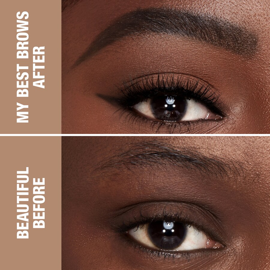 Карандаш для бровей Brow Cheat с возможностью заправки, имитирующий волоски бровей Charlotte Tilbury, 0.003 oz/0.1 g, Natural Black — фото 2