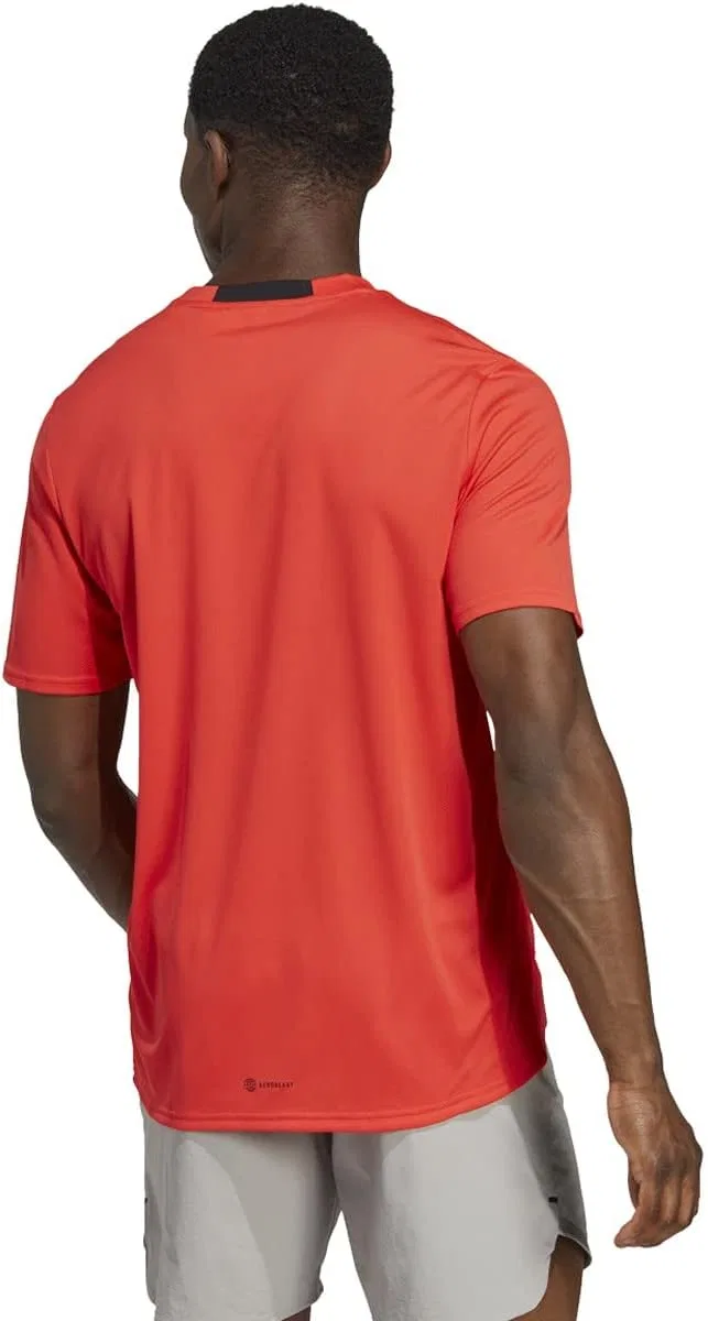 Мужская тренировочная футболка Designed 4 Movement adidas, Bright Red/Black — фото 2