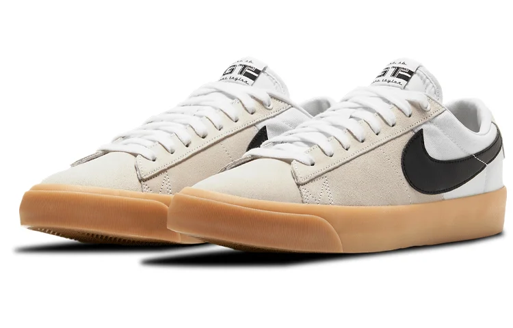 Кроссовки Nike SB Zoom Blazer Low Pro GT, светло-бежевый/белый/черный — фото 3